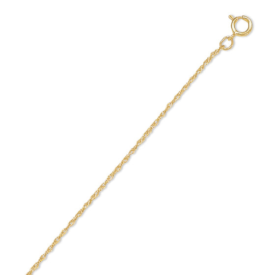 N005266 - 1.1mm Gold-Filled Rope Chain