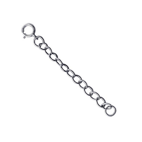EX108 - 3.7mm Cable Style Sterling Silver Extender, 2''