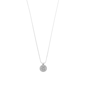 N005260 - Sterling Silver "Love you to the Moon" Necklace