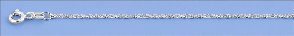 N068016 - 2mm Sterling Silver Loose Rope Chain